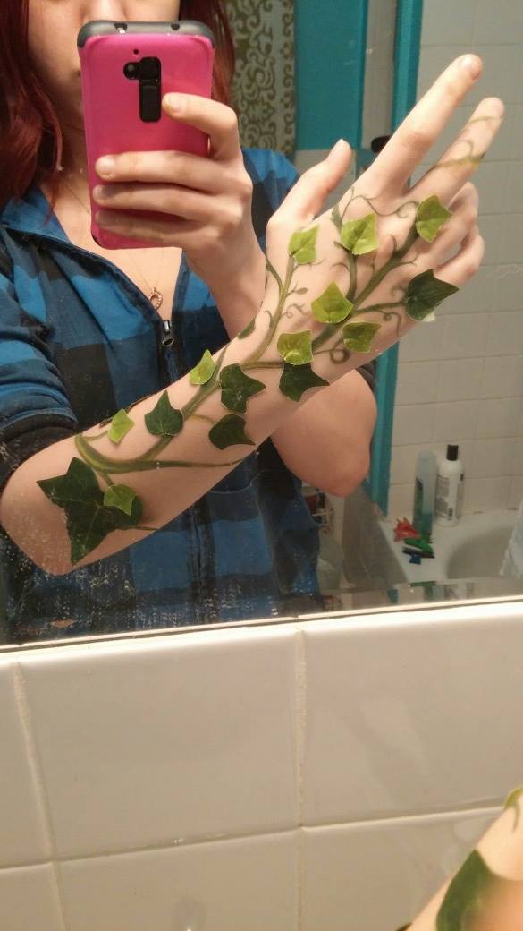 Poison Ivy Makeup Test