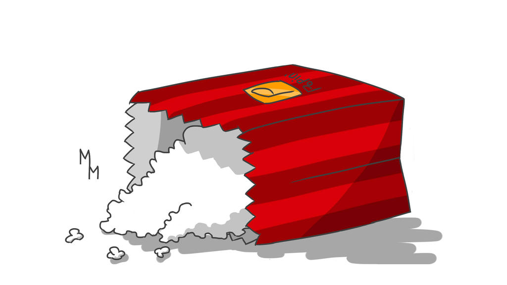 Popcorn Thinking Box Popcorn Box by MattressKing on DeviantArt
