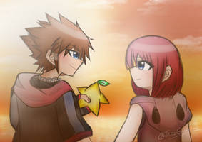 Sora x Kairi - Paopu Fruit