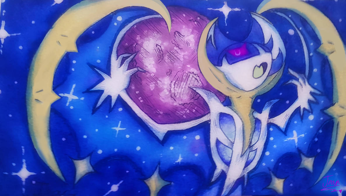 #0792 Lunala | Pokemon Moon by GlossyJean on DeviantArt