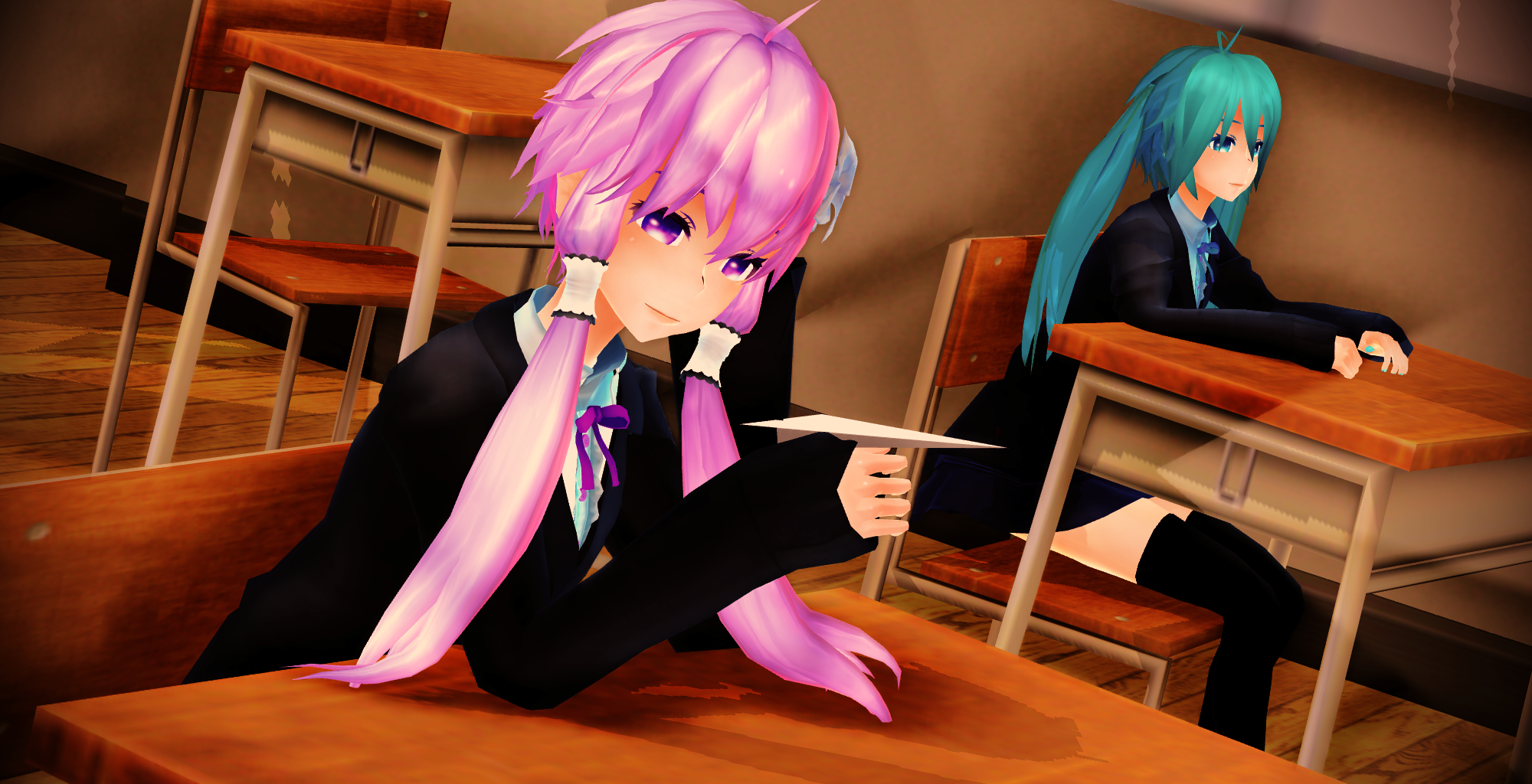 .:MMD boredom in class:.