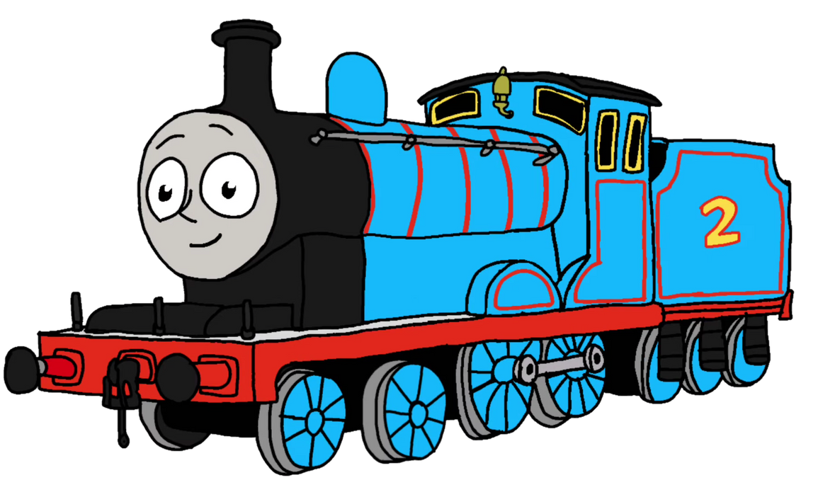Edward, the blue engine by tfe52Thomas52 on DeviantArt