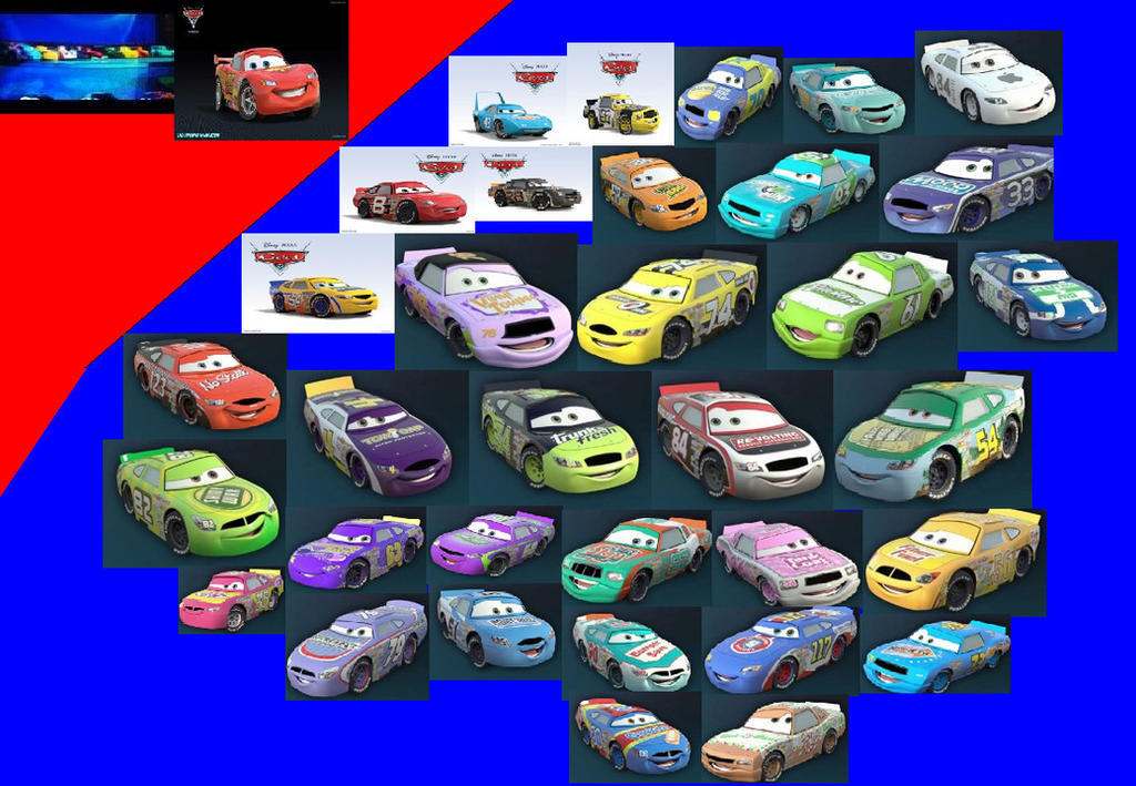 cars 1 piston cup racers by tfe52Thomas52 on DeviantArt