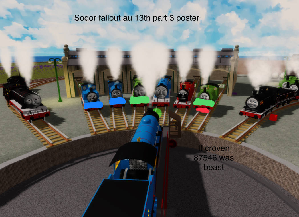 Sodor fallout au 13th poster Part 5 by tfe52Thomas52 on DeviantArt