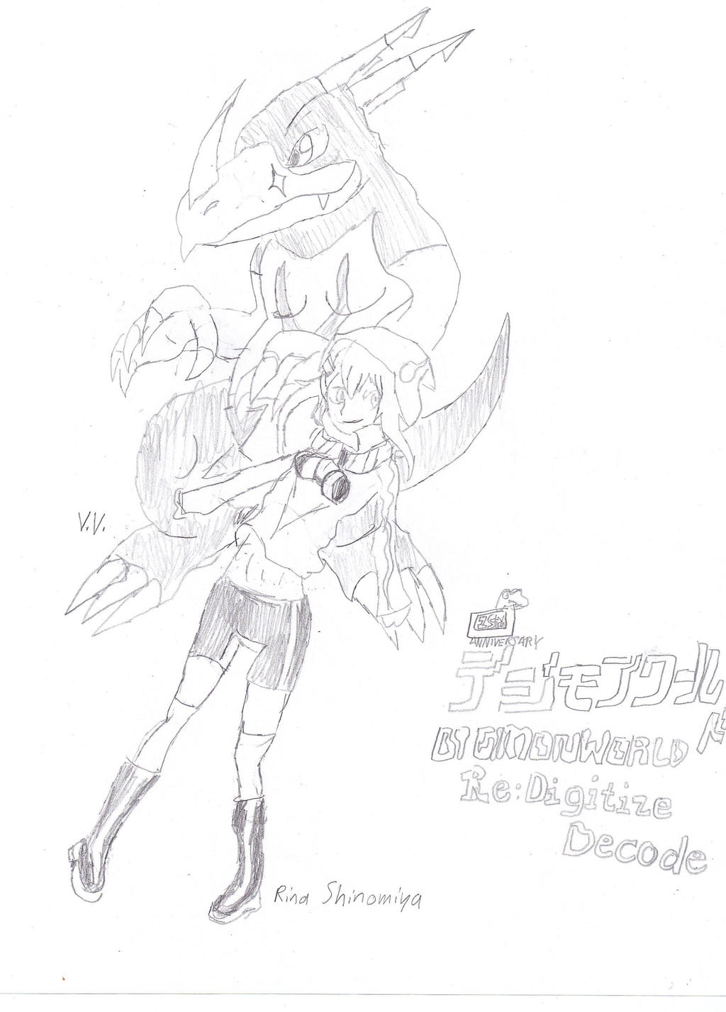 Digimon World RE:Digitize Decode- Rina and V.V. by jacobspencer04 on ...