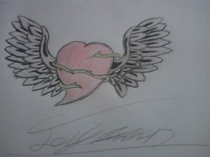 Heart with wings