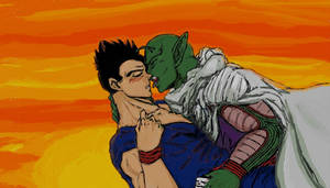 Sunset Lovers: Piccolo x Gohan