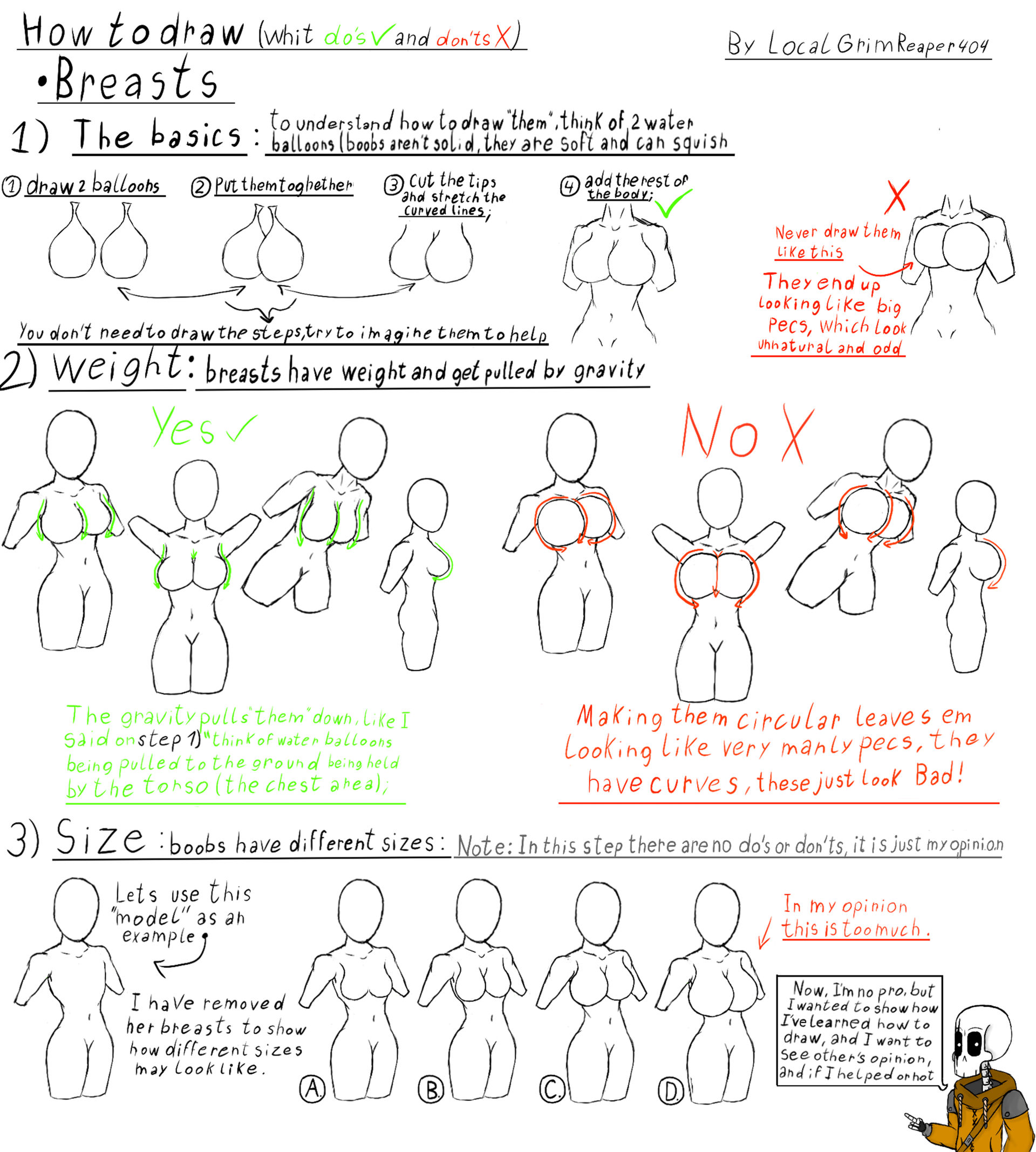 FTW Arts on X: How To Draw Boobs In Just 2 Easy Steps   / X