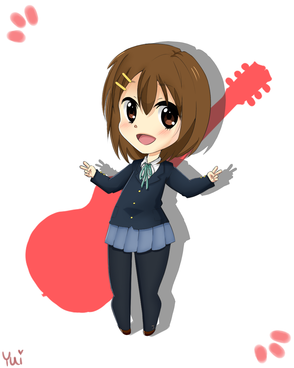 Yui Hirasawa stop K-On! | Postcard