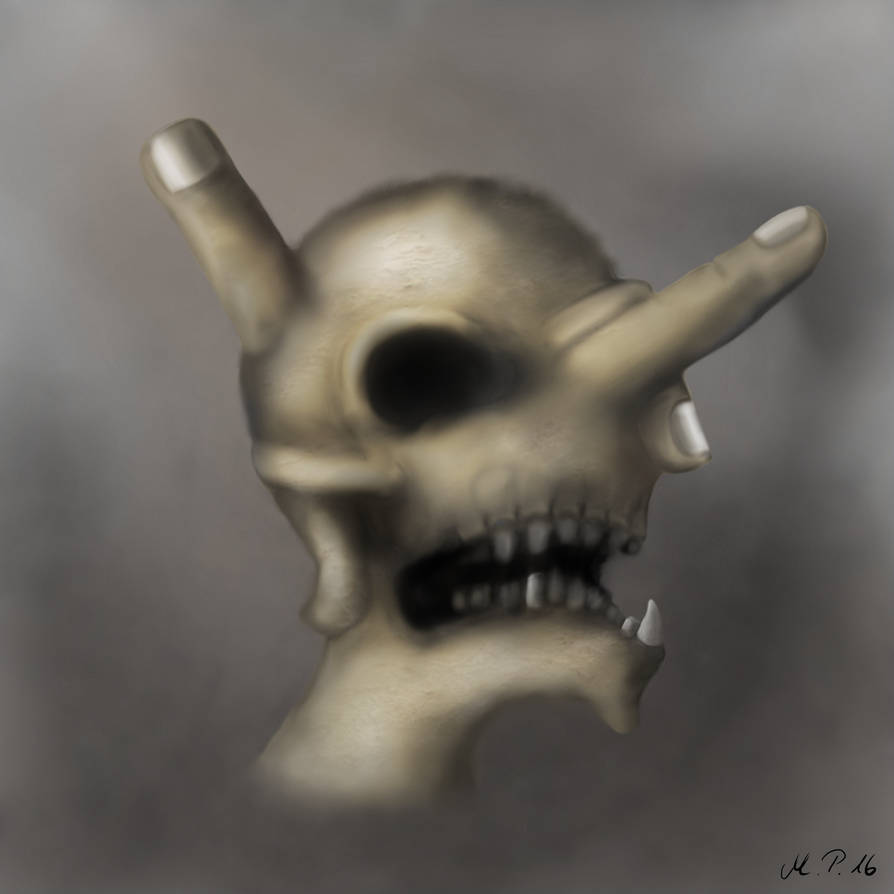 Finger Skull by jayanam