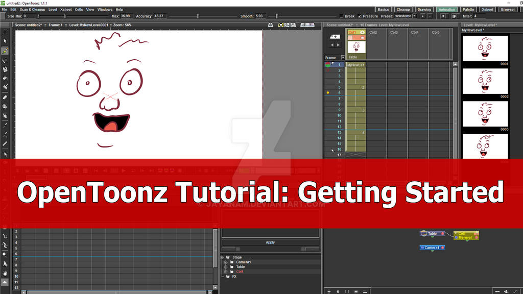 OpenToonz Getting Started tutorial