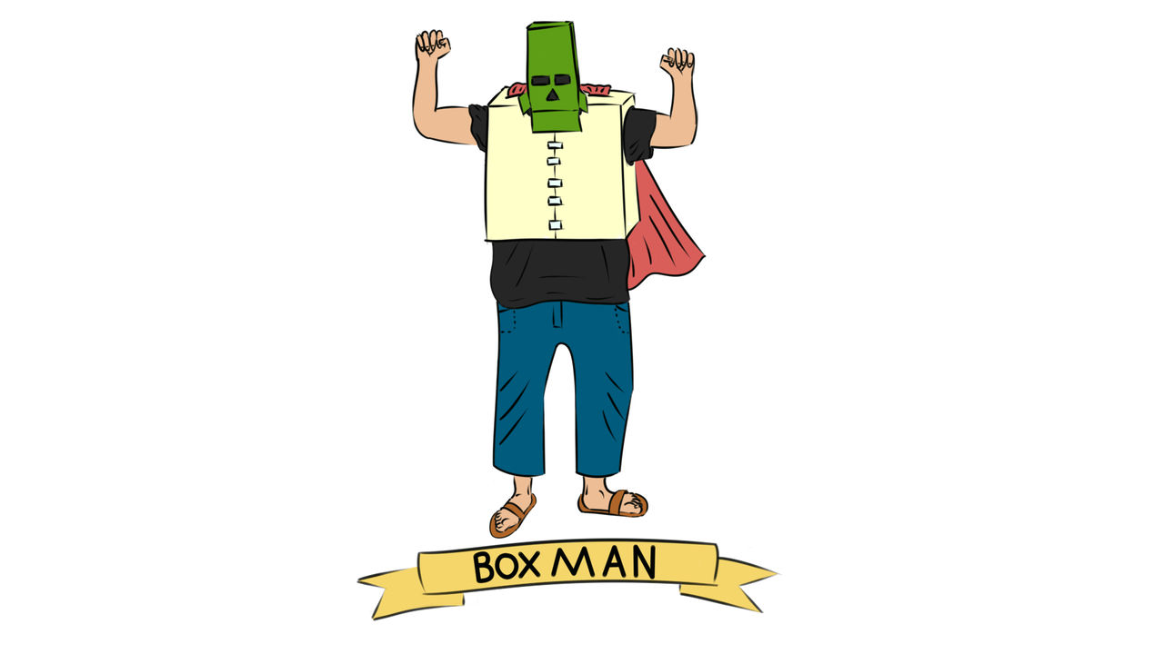 Box Man Less BOX man by TheRealGoatsonBoats on DeviantArt