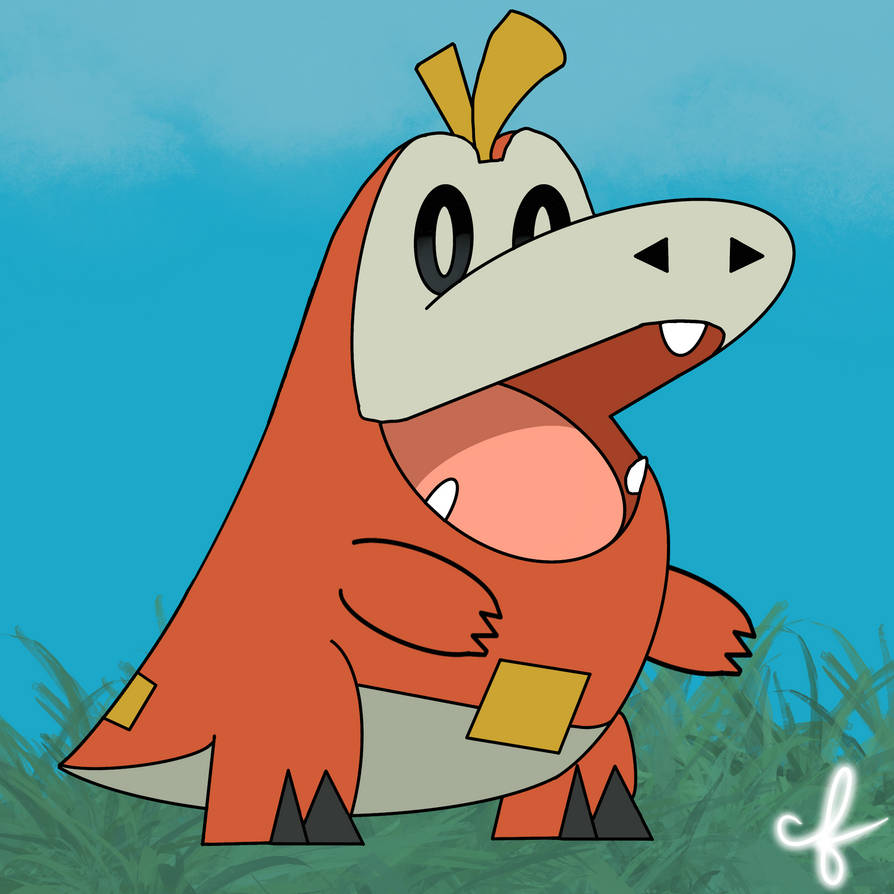 Fuecoco Fanart by sange381 on DeviantArt