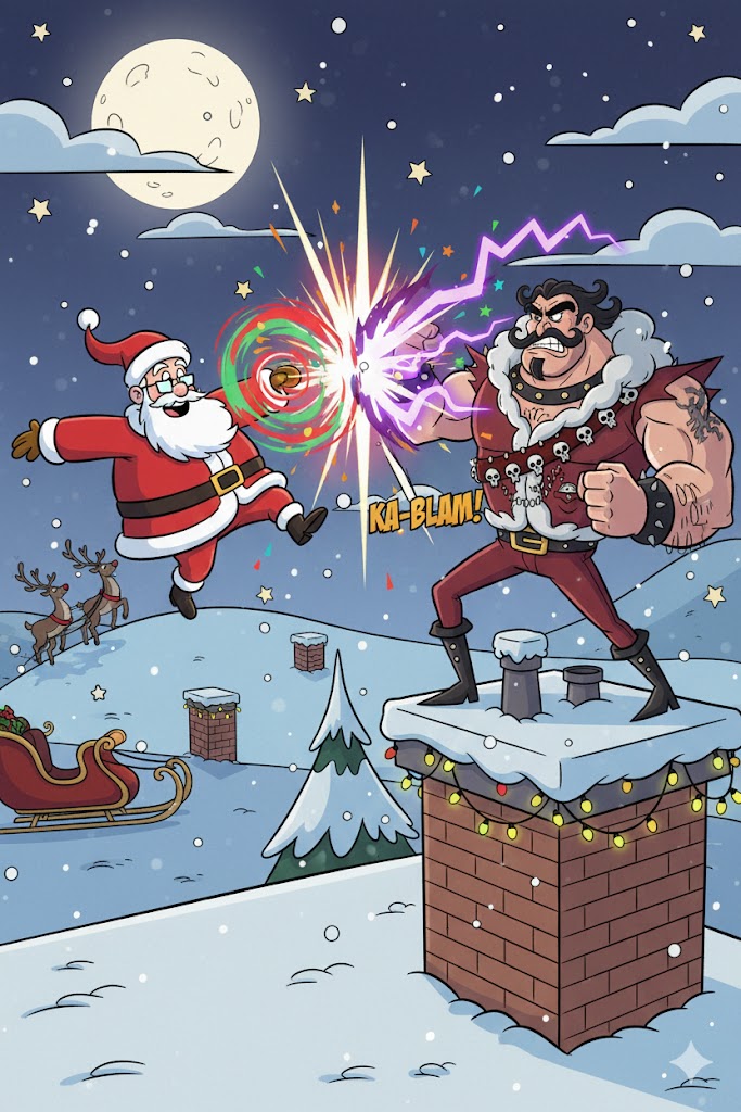 Santa Fight Drawception The Santa Claus Death Battle Christmas by MundoFabioTV on DeviantArt