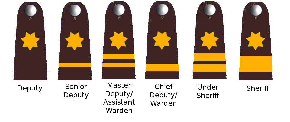 Westenran Sheriff Department Rank Insignia by unclephil69 on DeviantArt