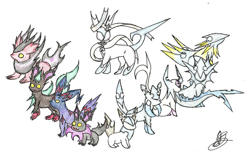 Evil Army of Eeveelutions