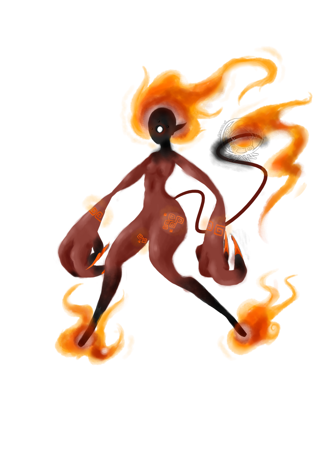 Basic Fire Demon Fire demon by Bog-Wretch on DeviantArt