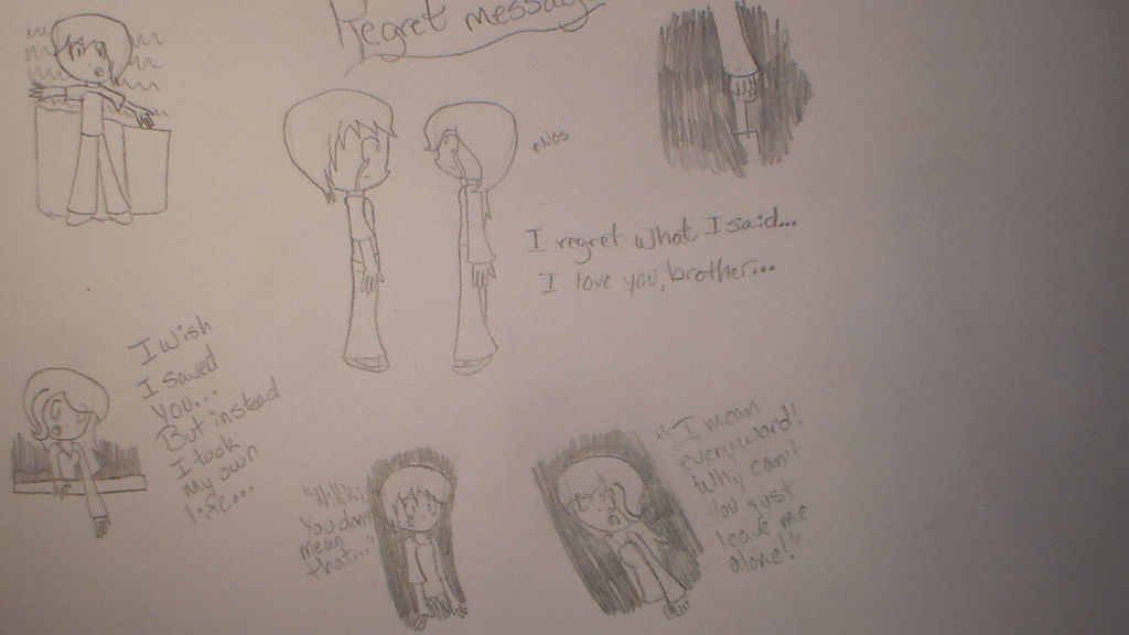 Regret message by TadashiRaiden on DeviantArt