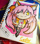 Fate/Extra: Caster Chibi by MissKilvas