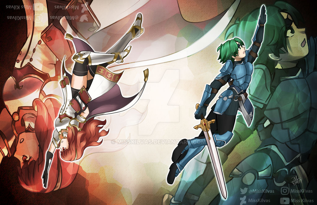 SpeedArt: Alm and Celica (with video!)