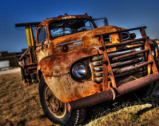 Rusted Ford Flatbed