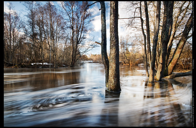 Flooded