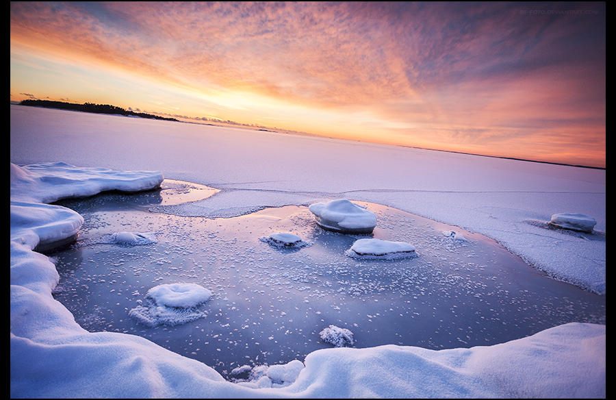 Frozen Sunset by RS-foto