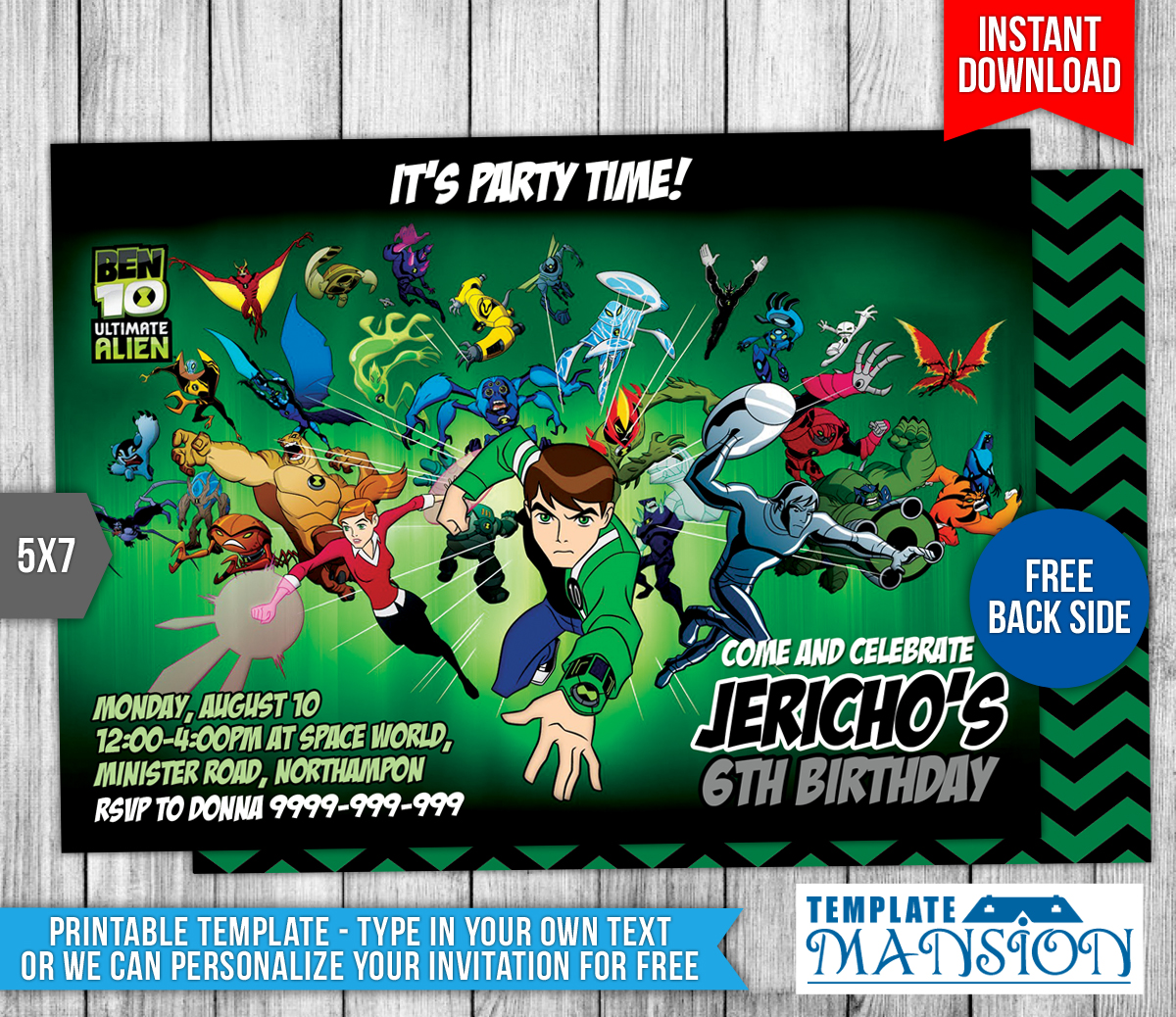 Ben10 Ultimate Alien Birthday Invitation By Templatemansion On Deviantart Ben10 Ultimate Alien Birthday Invitation By Templatemansion On Deviantart