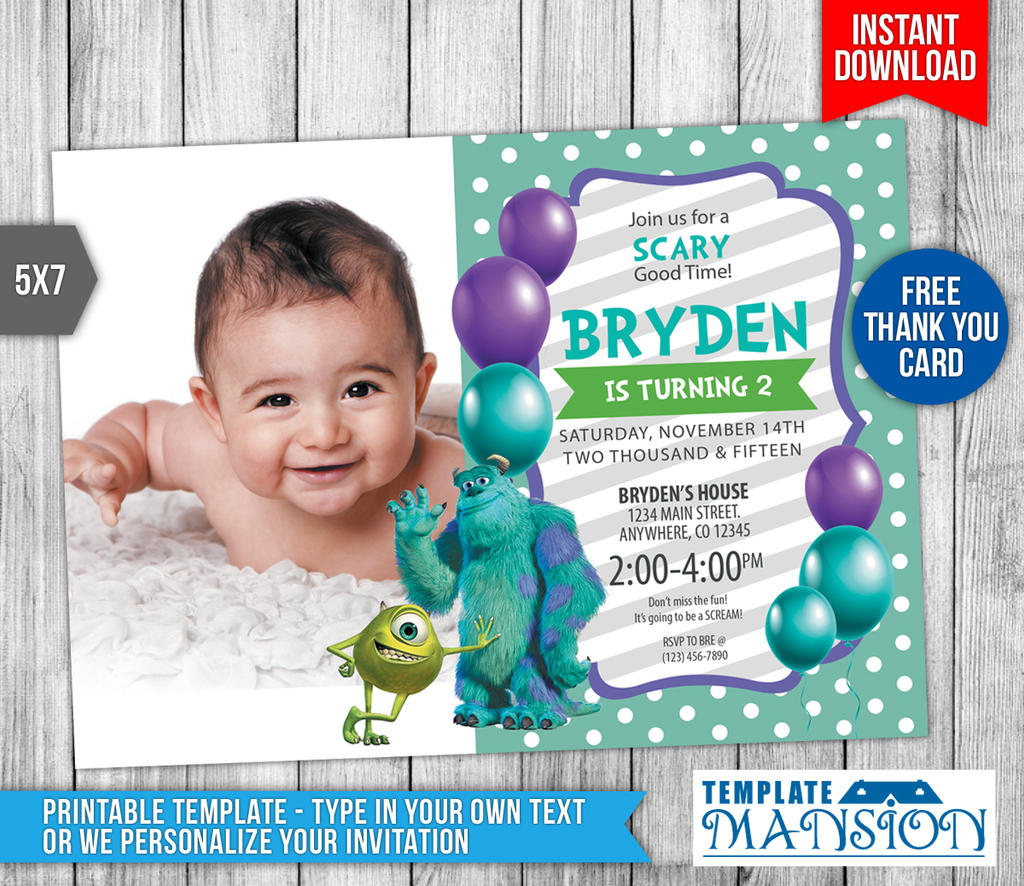 monster-university-birthday-invitation-printable-by-templatemansion-on-deviantart for Free Printable Monsters Inc Birthday Invitations Monster University Birthday Invitation Printable by templatemansion on DeviantArt for Free Printable Monsters Inc Birthday Invitations