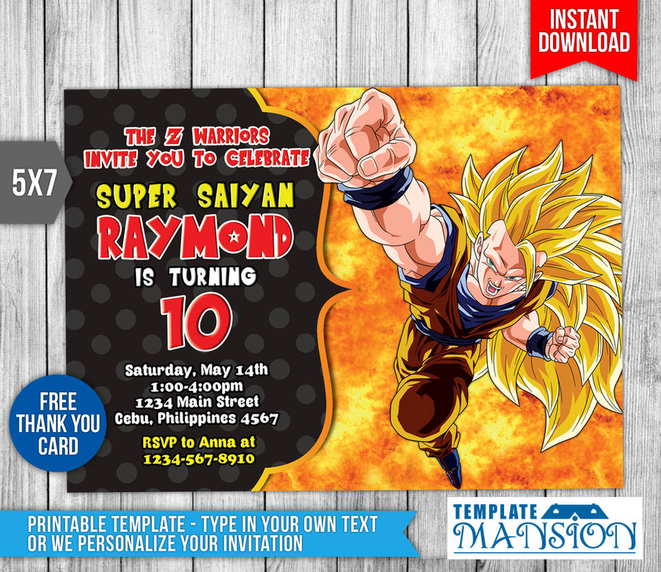 dragon-ball-z-invitation-birthday-invitation-psd-by-templatemansion-on-deviantart for Dragon Ball Z Free Birthday Printables Dragon Ball Z Invitation, Birthday Invitation, PSD by templatemansion on DeviantArt for Dragon Ball Z Free Birthday Printables