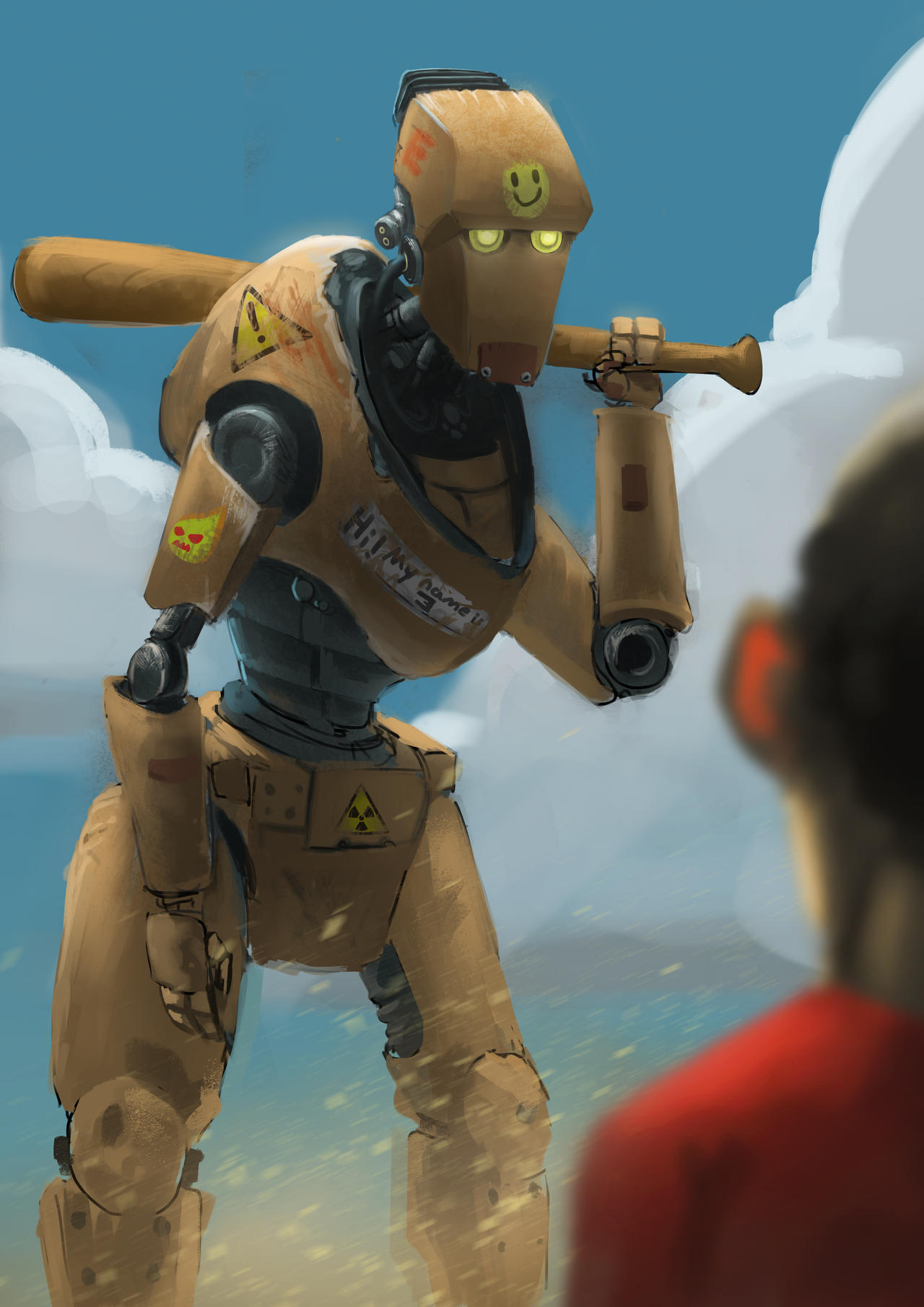 Robot guy by XY-axis on DeviantArt