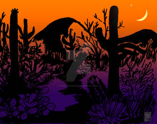 desert nightfall