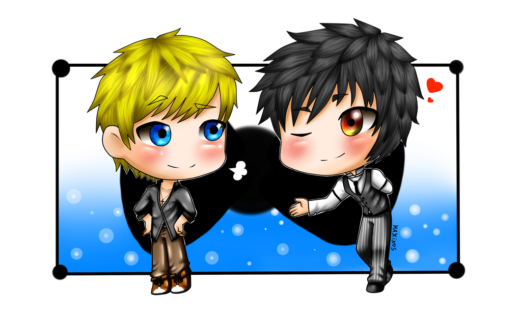 Chibi Ryo Ryo x Neo| Chibi| Comision by Maxixus on DeviantArt
