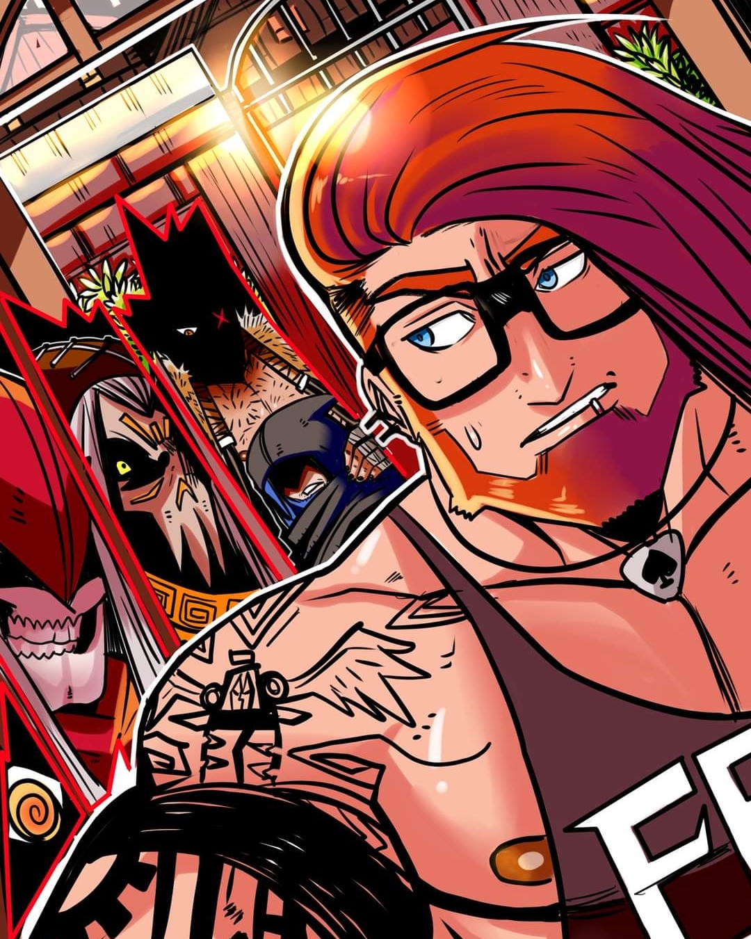 Comically Buff Characters Buff characters ( my own characters) by Splattergirl26 on DeviantArt