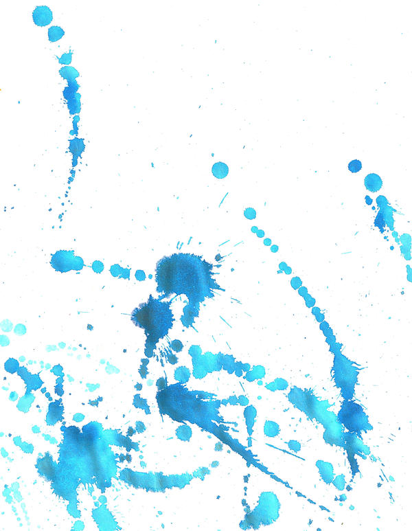 Blue Splatters by kizistock