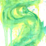 Green Watercolor Smoke