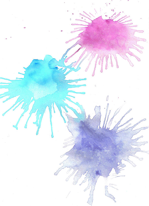 Watercolor Fireworks 2