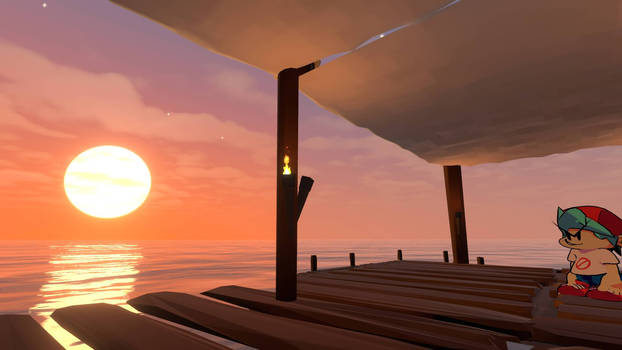 BF's VRChat Adventures: Sunset Time Alone