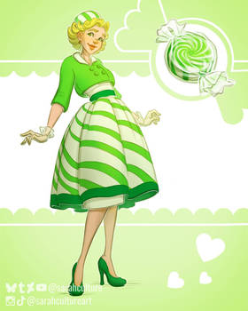 Spearmint Starlight Dress