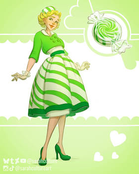 Spearmint Starlight Dress