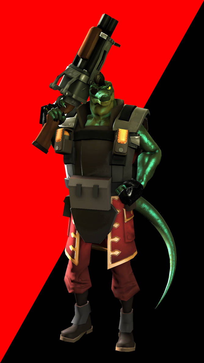 Razor The Lizardman by Jake47b on DeviantArt