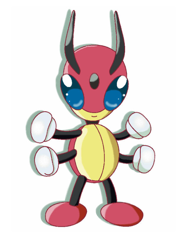 Ledian Back Pattern Ledian by Umbreon06 on DeviantArt