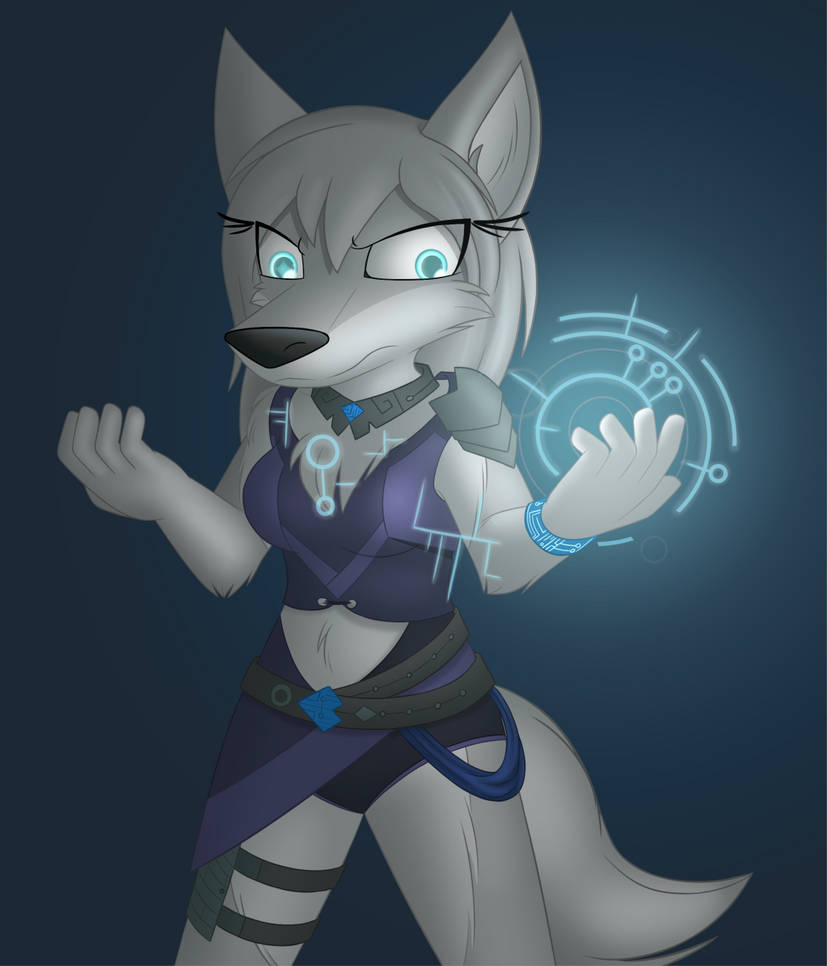 Data Mage Lupa by W0lfmare