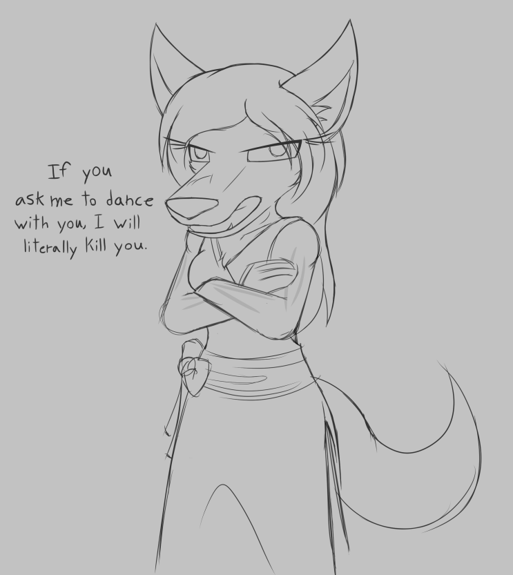 Dressed Up Veera by W0lfmare