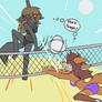 Veera VS Essie: Volleyball!