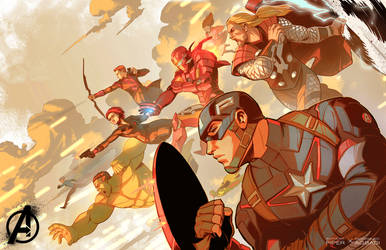 Avengers....Get Y'all Ass In Gear (or Assemble) by Antboy