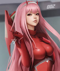 Zero Two from Darling in the Franxx