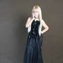 Girl in Gothic Black Dress VI
