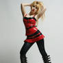Blonde in Red Latex II