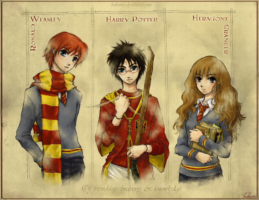 HP The Trio By Hakumo On DeviantArt hp-the-trio-by-hakumo-on-deviantart
